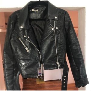 Faux Leather Jacket